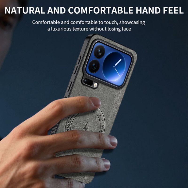 Etui Xiaomi 17 Pro Max Magsafe Z Efektem Skóry