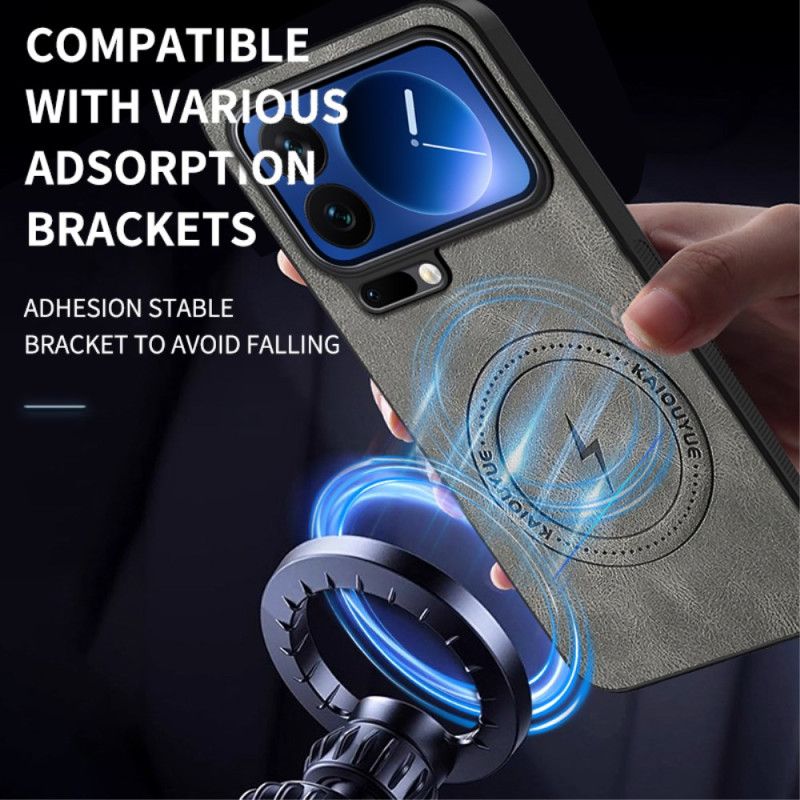 Etui Xiaomi 17 Pro Max Magsafe Z Efektem Skóry