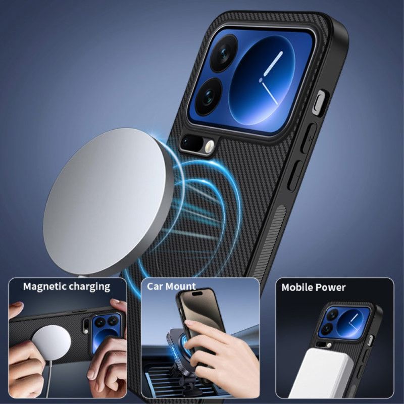 Etui Xiaomi 17 Pro Max Magsafe Z Włóknem Węglowym