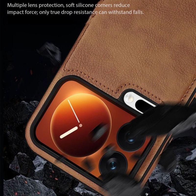 Etui Xiaomi 17 Pro Max Wysokiej Jakości Sztuczna Skóra Etui Ochronne