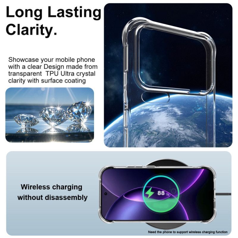 Etui Xiaomi 17 Pro Max Wzmocniony Przezroczysty Etui Ochronne
