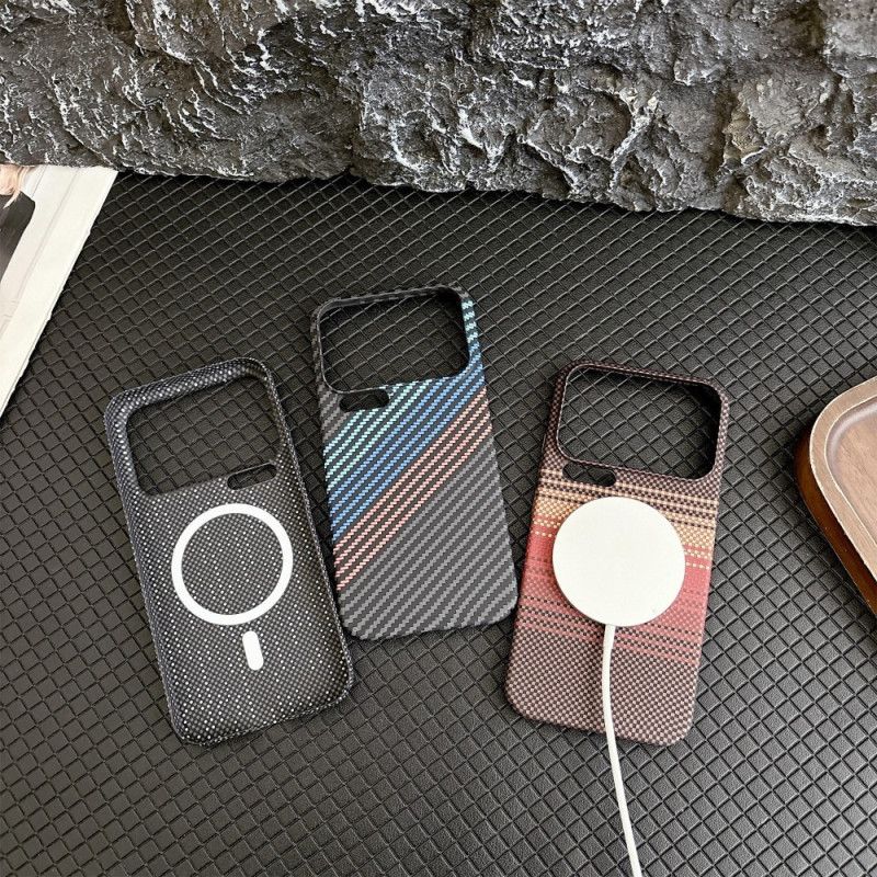 Etui Xiaomi 17 Pro Max Wzór Z Teksturą Włókna Węglowego