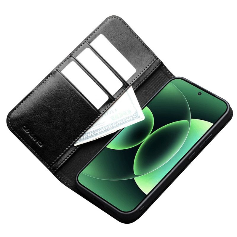 Flip Kotelot Do Xiaomi 17 Pro Max Qialino Skóra Naturalna