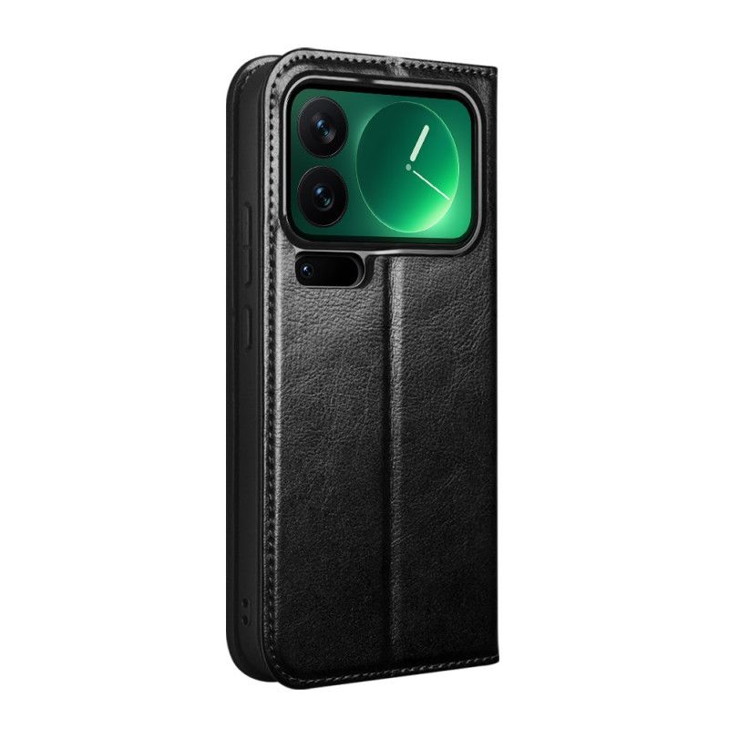 Flip Kotelot Do Xiaomi 17 Pro Max Qialino Skóra Naturalna