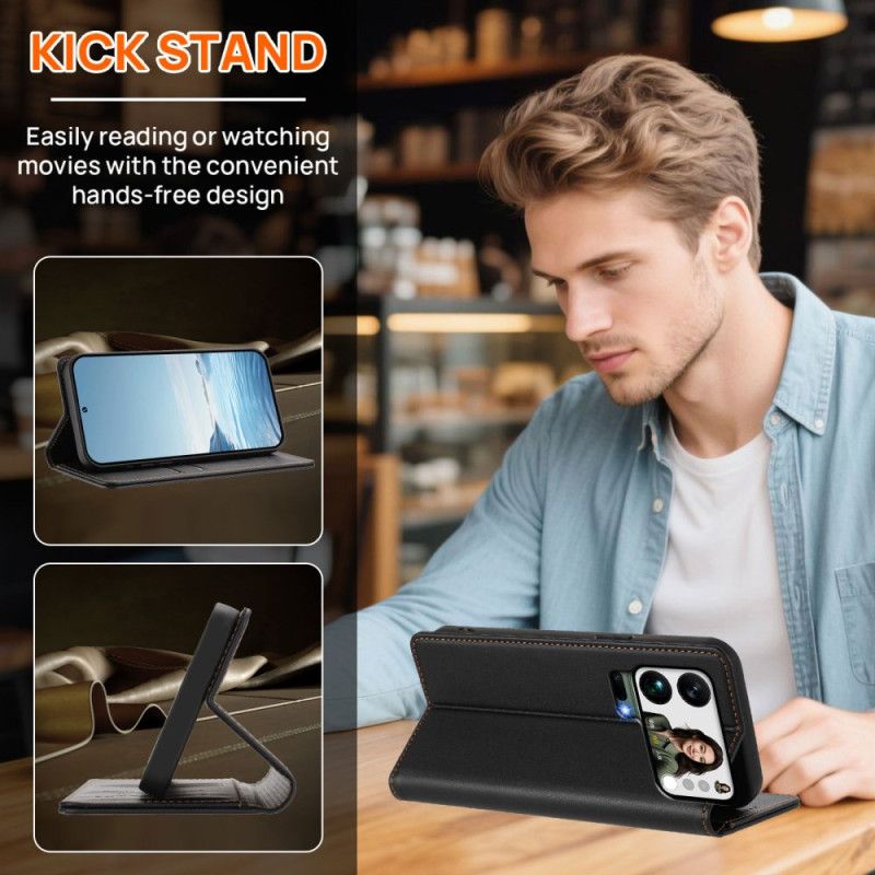 Flip Kotelot Xiaomi 17 Pro Max Zapięcie Magnetyczne I Ochrona Rfid Etui Ochronne