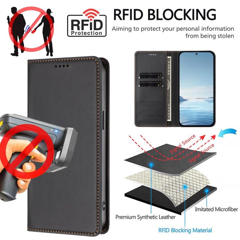 Flip Kotelot Xiaomi 17 Pro Max Zapięcie Magnetyczne I Ochrona Rfid Etui Ochronne