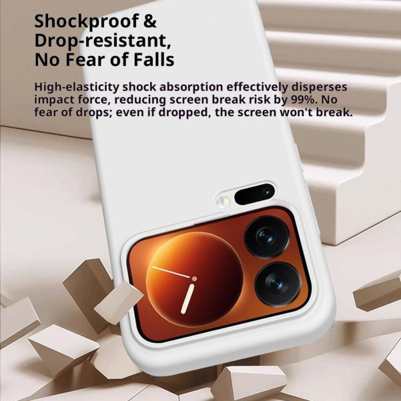 Futerały Xiaomi 17 Pro Max Etui Na Telefon Płynny Silikon