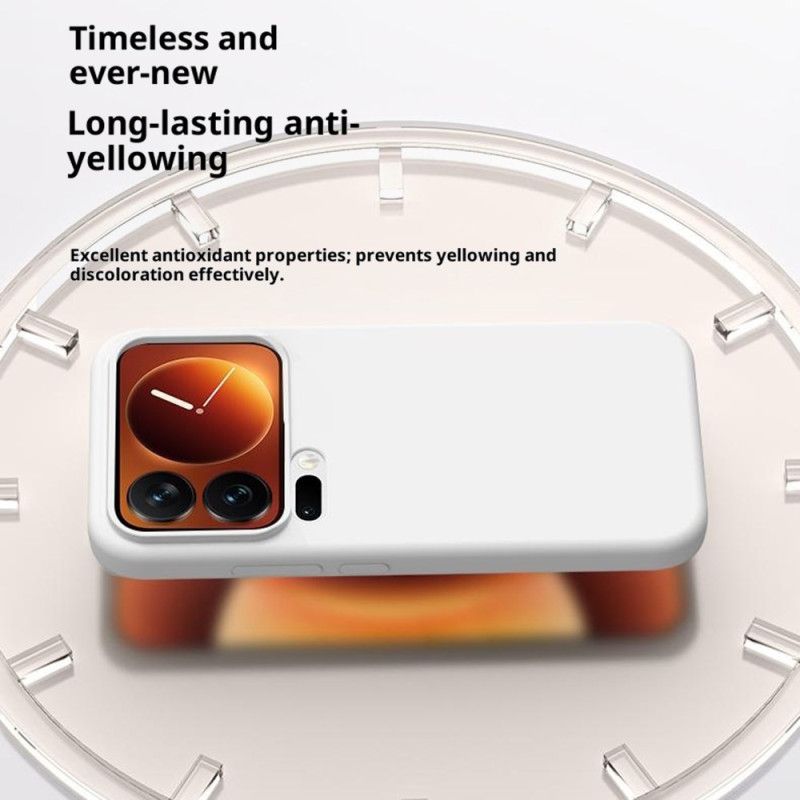 Futerały Xiaomi 17 Pro Max Etui Na Telefon Płynny Silikon