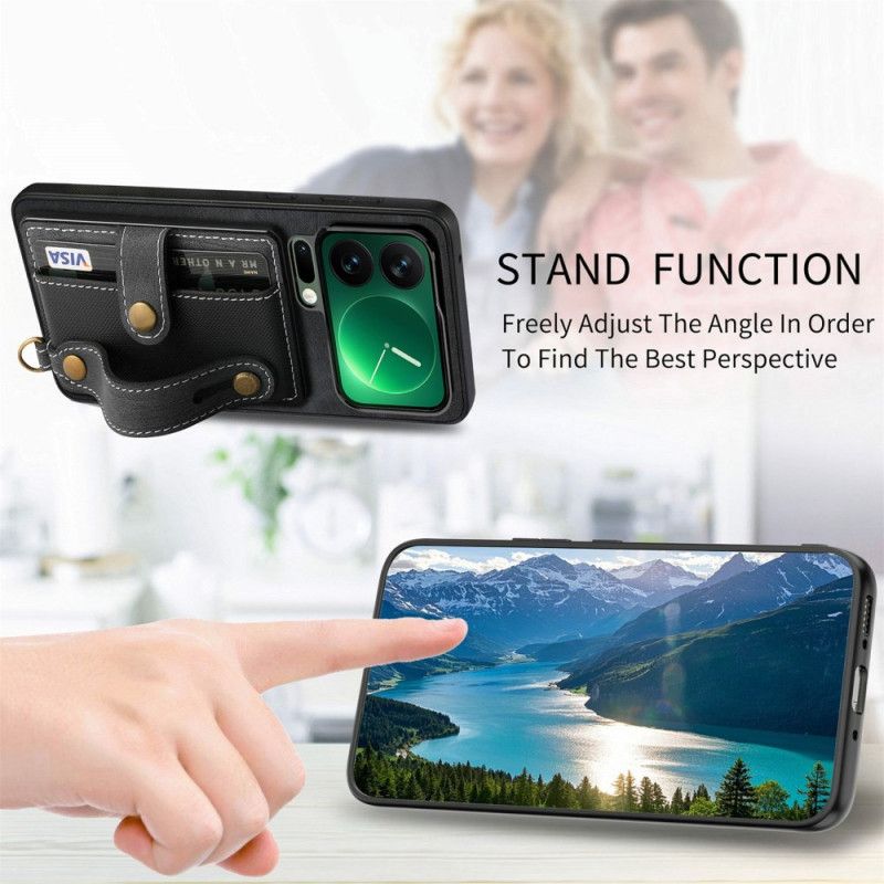 Futerały Xiaomi 17 Pro Max Etui Na Telefon Uchwyt Na Karty I Podstawka