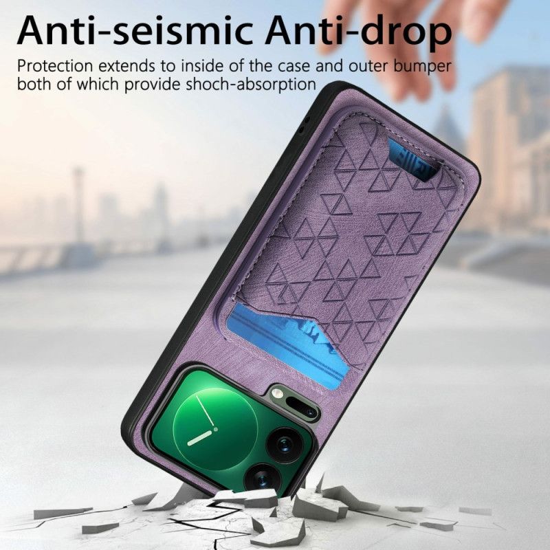 Futerały Xiaomi 17 Pro Max Etui Na Telefon Uchwyt Na Karty I Regulowana Podstawka