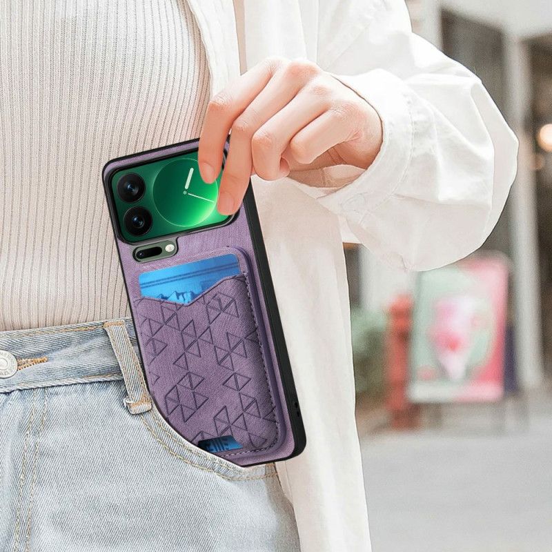 Futerały Xiaomi 17 Pro Max Etui Na Telefon Uchwyt Na Karty I Regulowana Podstawka