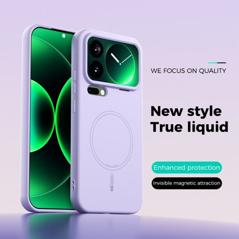 Futerały Xiaomi 17 Pro Max Etui Na Telefon Wzór Z Płynnego Silikonu