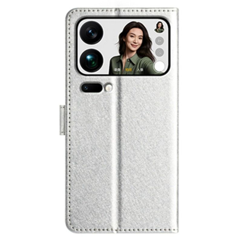 Obudowa Xiaomi 17 Pro Max Etui Na Telefon Tekstura Jedwabiu