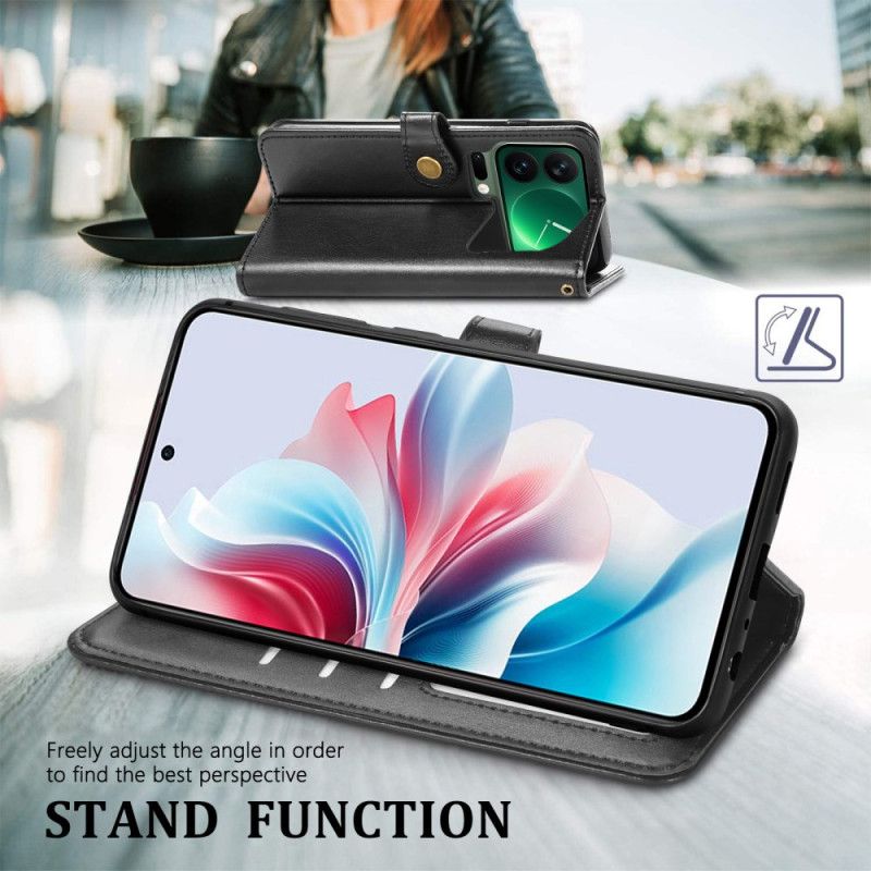 Obudowa Xiaomi 17 Pro Max Etui Na Telefon Złote Zapięcie