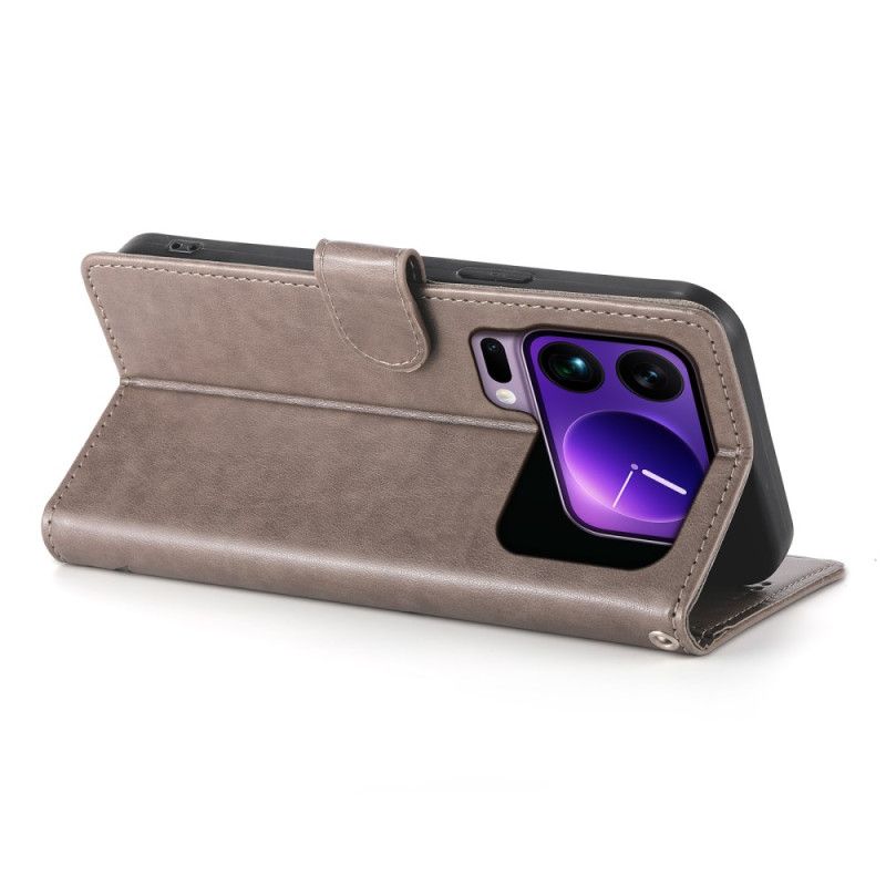 Skórzany Futerał Xiaomi 17 Pro Max Etui Na Telefon Fleurettes