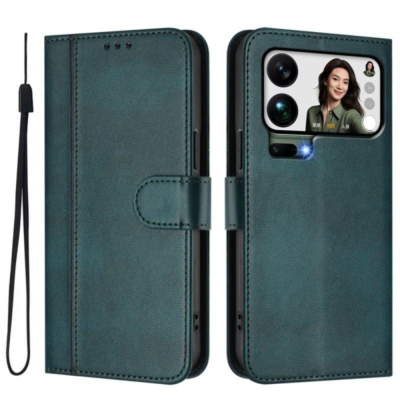 Skórzany Futerał Xiaomi 17 Pro Max Etui Na Telefon Retro