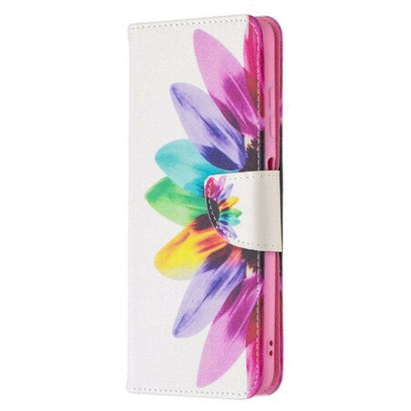 Etui Folio do Poco X3 / X3 Pro / X3 NFC Akwarela Kwiat