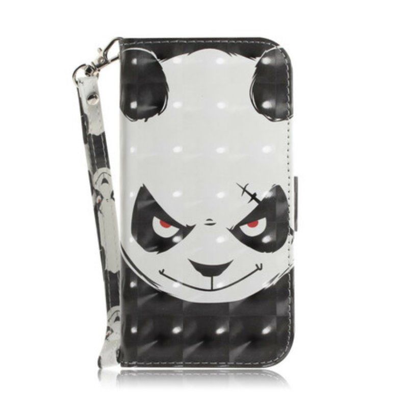 Obudowa Etui Na Telefon do Poco X3 / X3 Pro / X3 NFC z Łańcuch Wściekła Panda Ze Smyczą