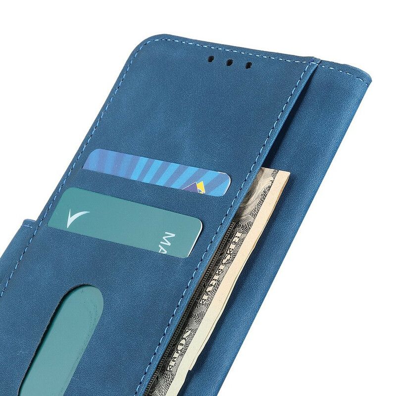 Etui Folio Do Asus Zenfone 8 Flip Efekt Skóry Vintage Khazneh