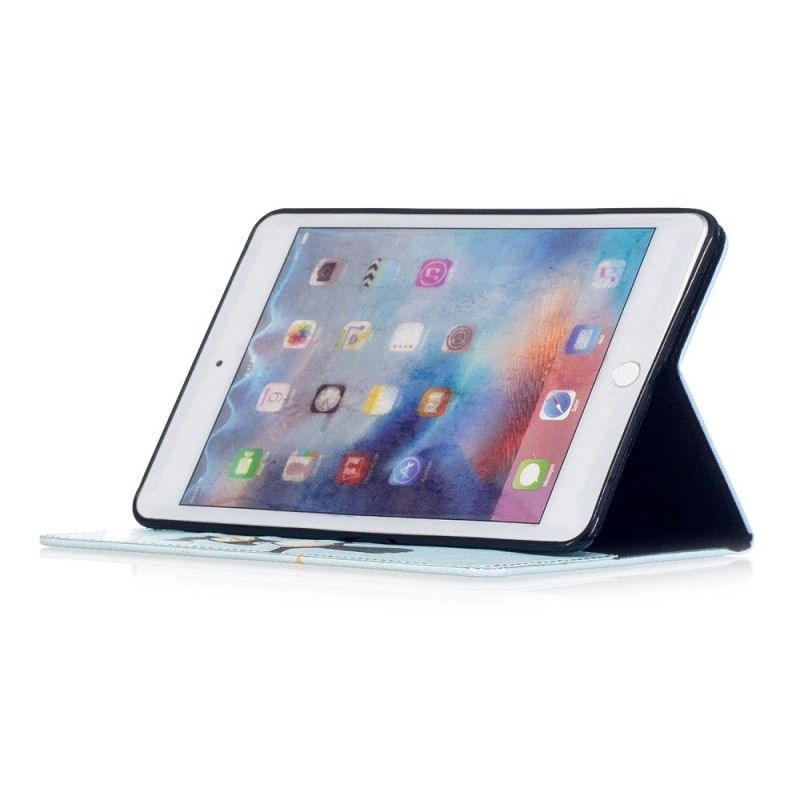 Etui Folio iPad Mini 4 Sowa Siedząca Na Gałęzi Etui Ochronne