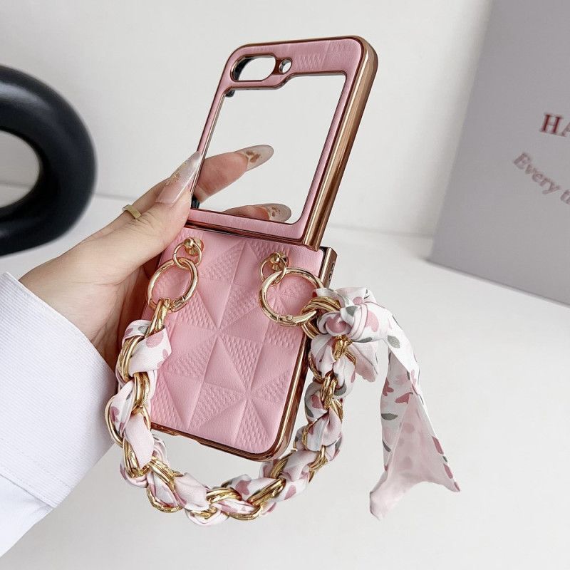 Etui Do Samsung Galaxy Z Flip 6 Pikowana Bransoletka