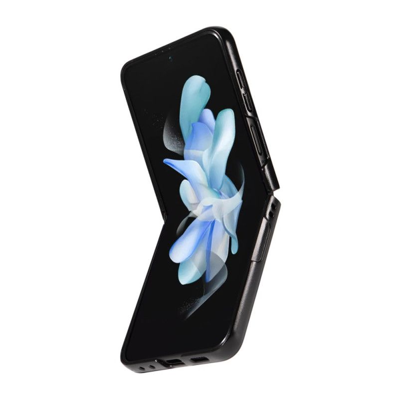 Etui Samsung Galaxy Z Flip 6 Dyskretny Styl Skórzany Etui Ochronne