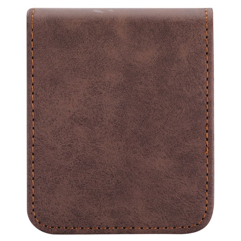 Etui Samsung Galaxy Z Flip 6 Imitacja Skóry Etui Ochronne