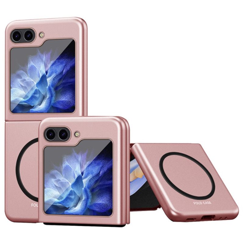 Etui Samsung Galaxy Z Flip 6 Kompatybilny Z Efektem Metalu Magsafe