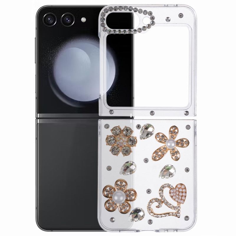 Etui Samsung Galaxy Z Flip 6 Ozdoba Ze Strasu