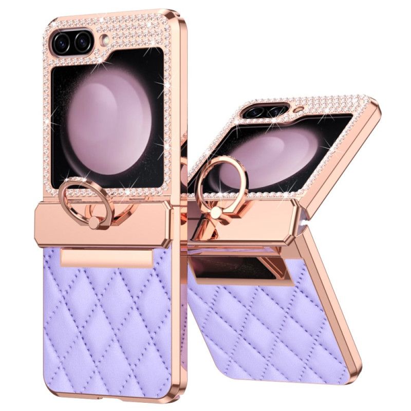 Etui Samsung Galaxy Z Flip 6 Ozdoba Ze Strasu Etui Ochronne