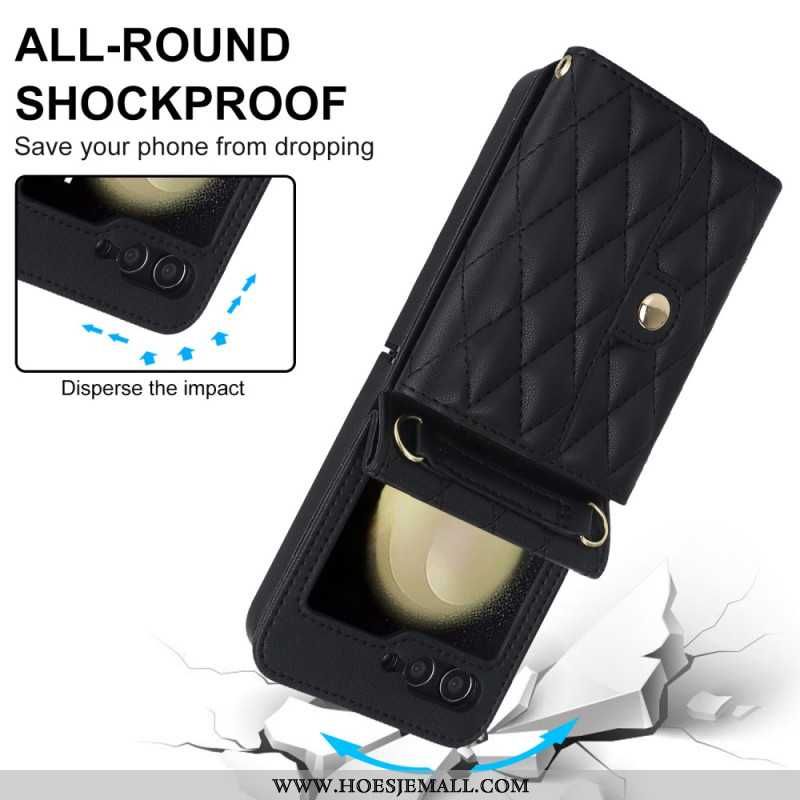 Etui Samsung Galaxy Z Flip 6 Portfel Na Ramię Etui Ochronne