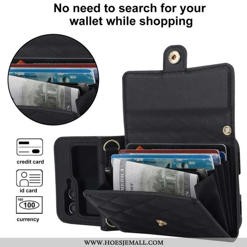Etui Samsung Galaxy Z Flip 6 Portfel Na Ramię Etui Ochronne