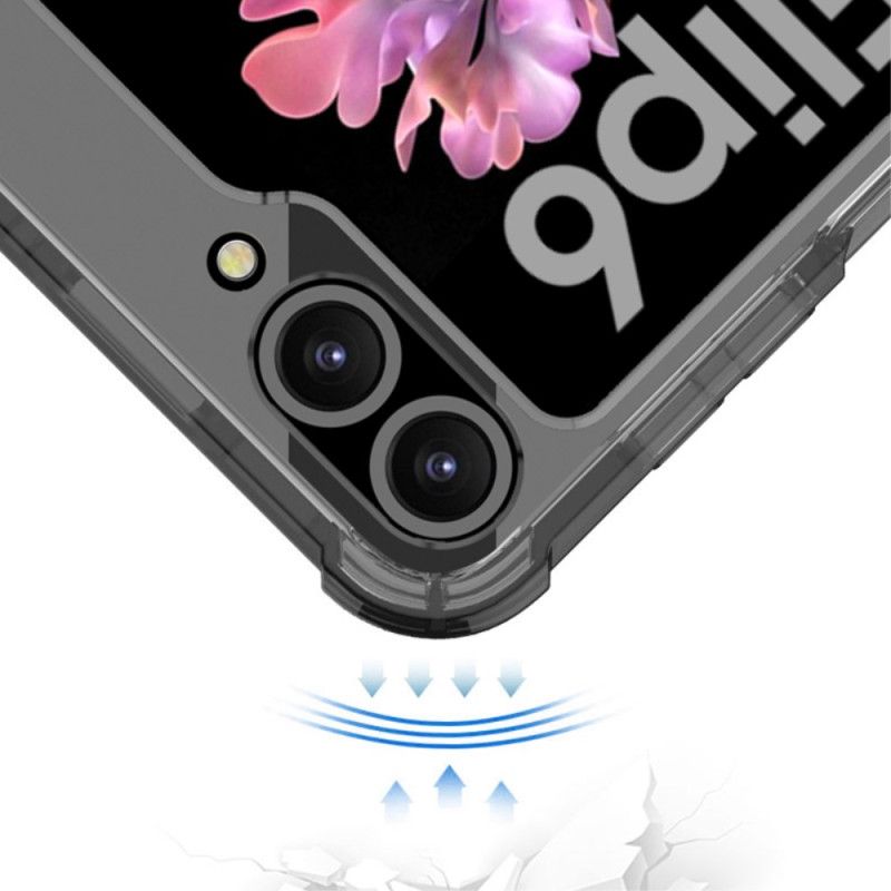 Etui Samsung Galaxy Z Flip 6 Przezroczysty Uchwyt Pierścieniowy Kompatybilny Z Magsafe Gkk