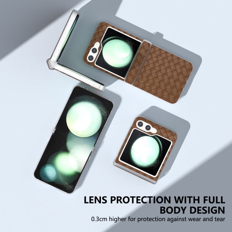 Etui Samsung Galaxy Z Flip 6 Tkana Tekstura