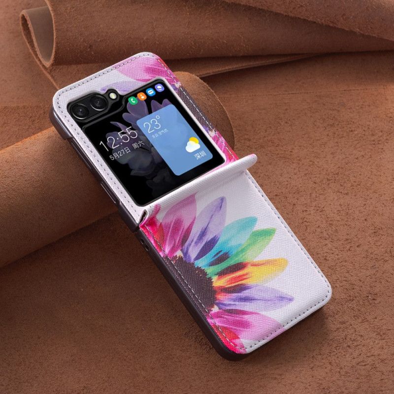 Futerały Samsung Galaxy Z Flip 6 Etui Na Telefon Akwarela Kwiat