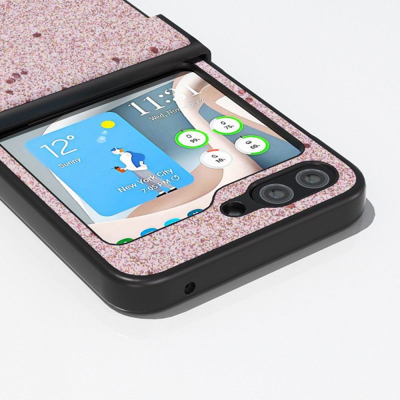 Futerały Samsung Galaxy Z Flip 6 Etui Na Telefon Błyszcząca Powierzchnia Abeel
