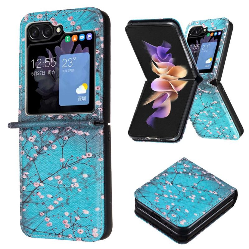 Futerały Samsung Galaxy Z Flip 6 Etui Na Telefon Kwiaty Śliwy