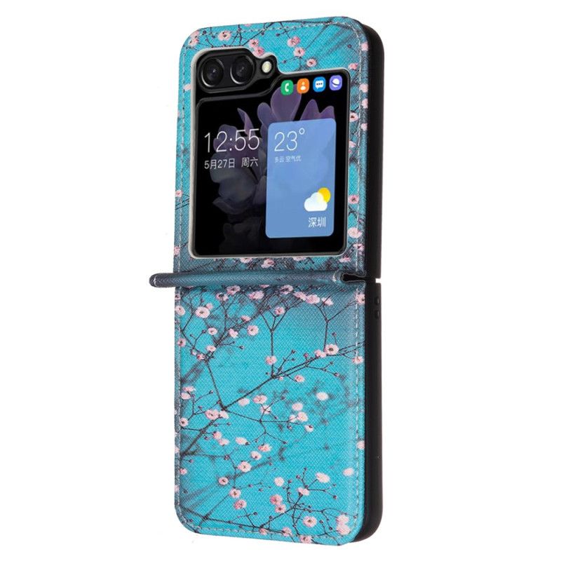 Futerały Samsung Galaxy Z Flip 6 Etui Na Telefon Kwiaty Śliwy