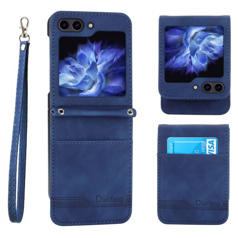 Futerały Samsung Galaxy Z Flip 6 Etui Na Telefon Posiadacz Karty Dierfeng