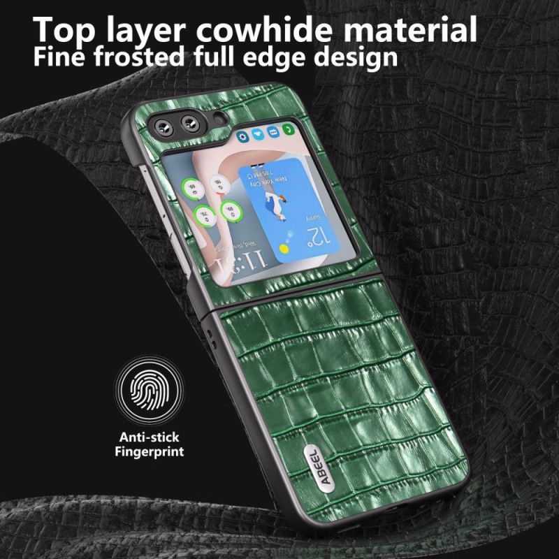 Futerały Samsung Galaxy Z Flip 6 Etui Na Telefon Tekstura Krokodyla Premium