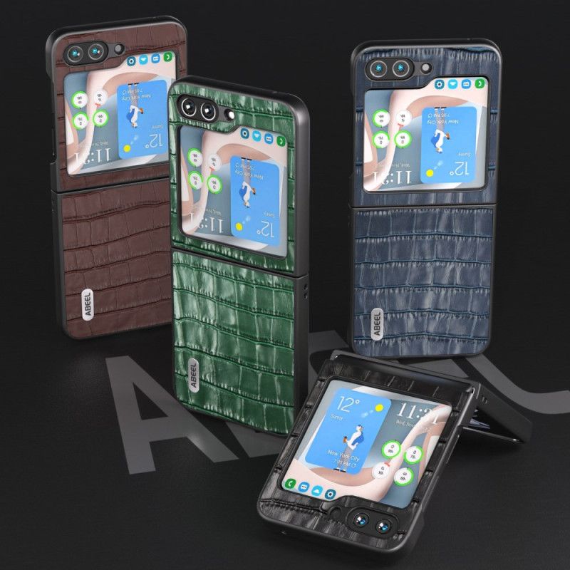 Futerały Samsung Galaxy Z Flip 6 Etui Na Telefon Tekstura Krokodyla Premium