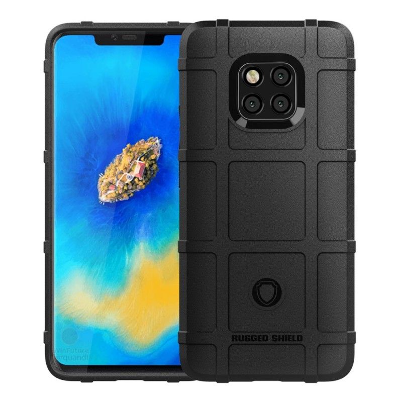 Etui Huawei Mate 20 Pro Szary Czarny Wytrzymała Tarcza Etui Ochronne