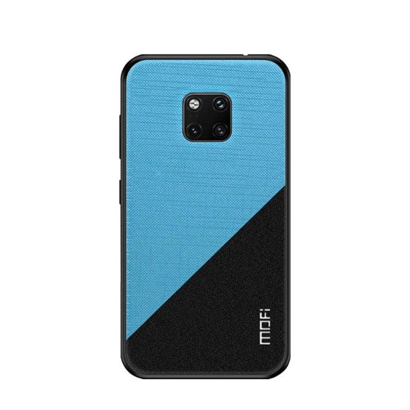 Etui Huawei Mate 20 Pro Złoty Jasnoniebieski Seria Jasnych Tarcz Mofi