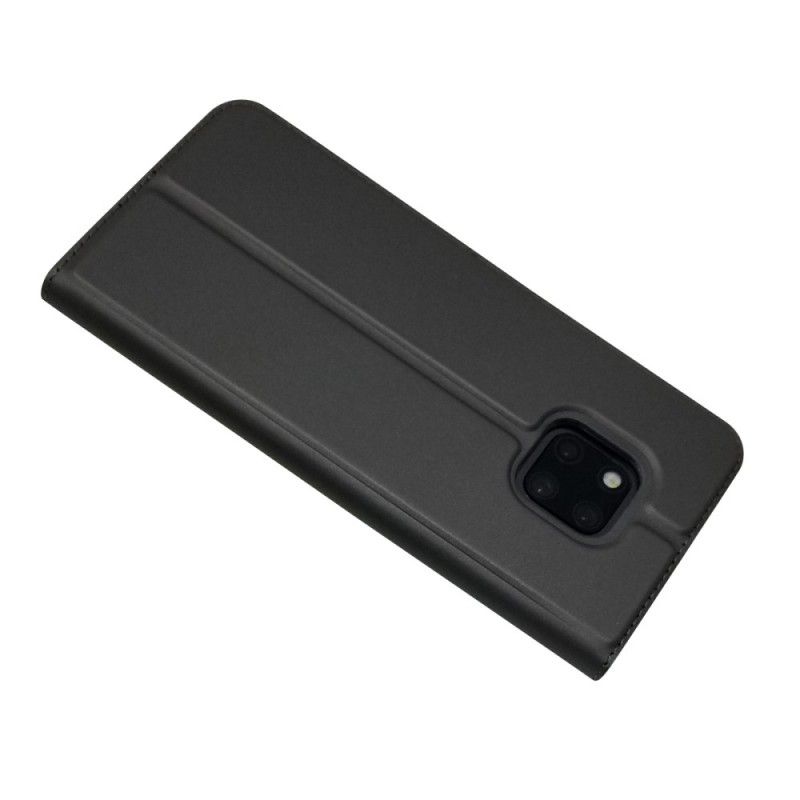 Flip Kotelot Huawei Mate 20 Pro Granatowy Czarny Etui Na Karty Z Efektem Skóry