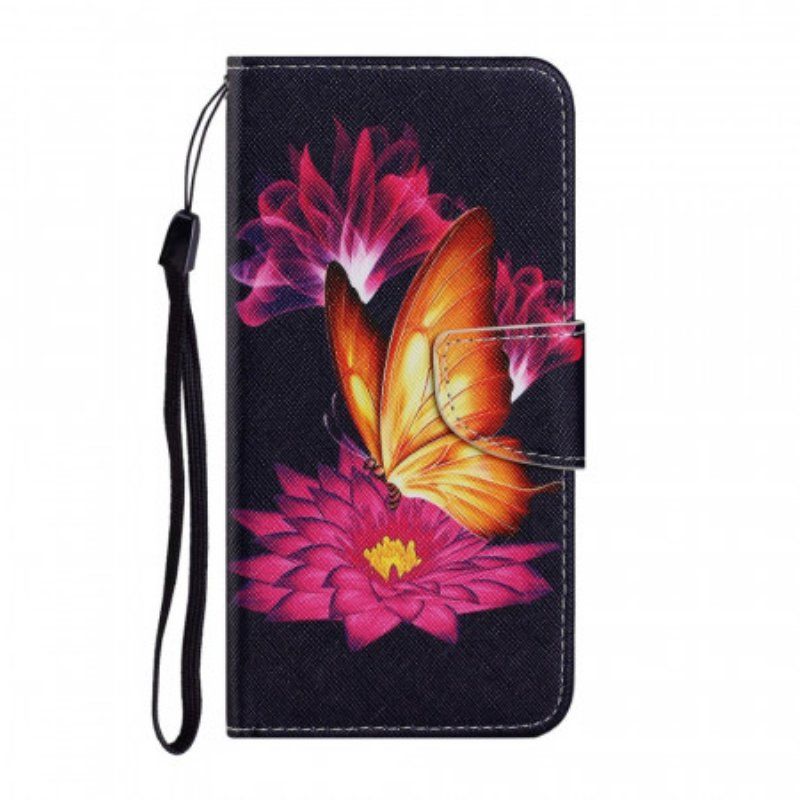 Etui Folio do Xiaomi Redmi Note 11 Pro Plus 5G Motyl I Lotos