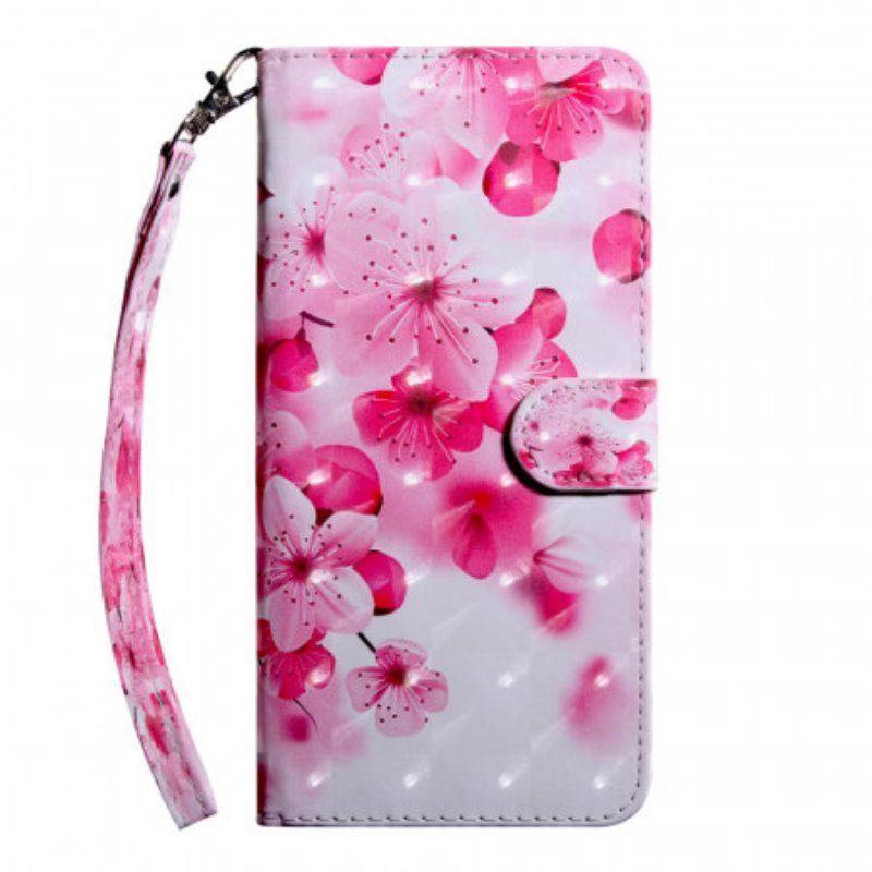 Etui Folio do Xiaomi Redmi Note 11 Pro Plus 5G Różowe Kwiaty