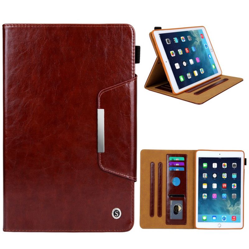 Etui Folio iPad Pro 10.5" Czerwony Czarny Srebrne Zapięcie