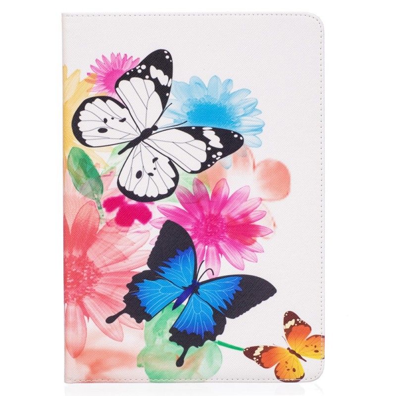Etui Folio iPad Pro 10.5" Malowane Motyle I Kwiaty