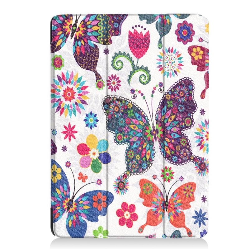 Inteligentna Obudowa iPad Pro 10.5" Wzmocnione Motyle I Kwiaty