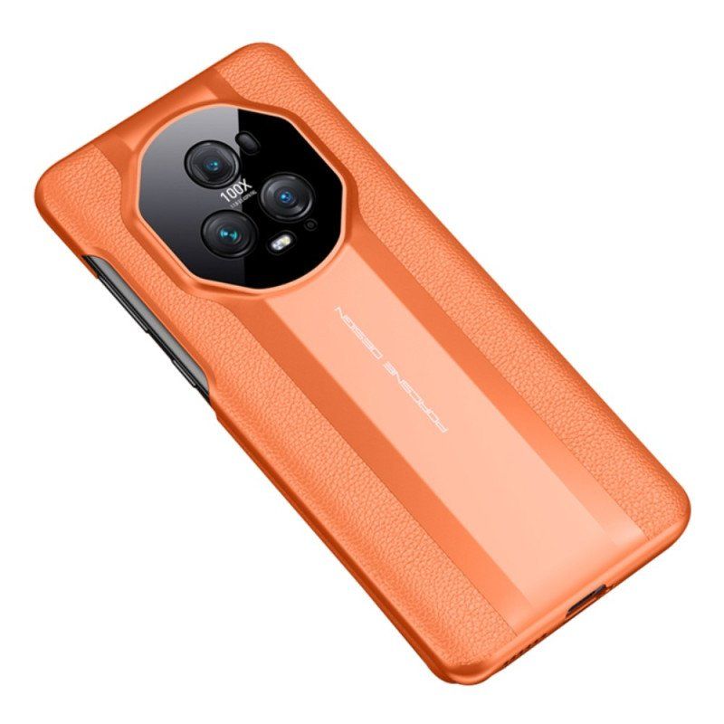 Futerały do Honor Magic 5 Pro Elegancja Z Prawdziwej Skóry